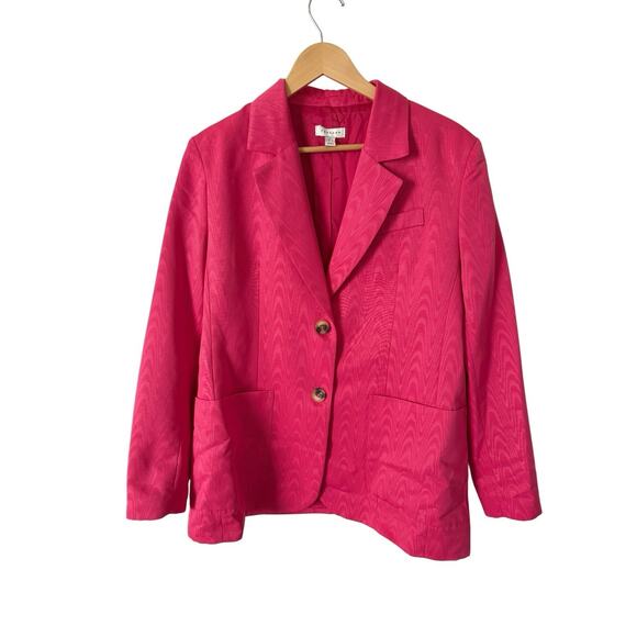 Topshop‎ Bright Pink Blazer US 10 Barbie - Picture 1 of 5